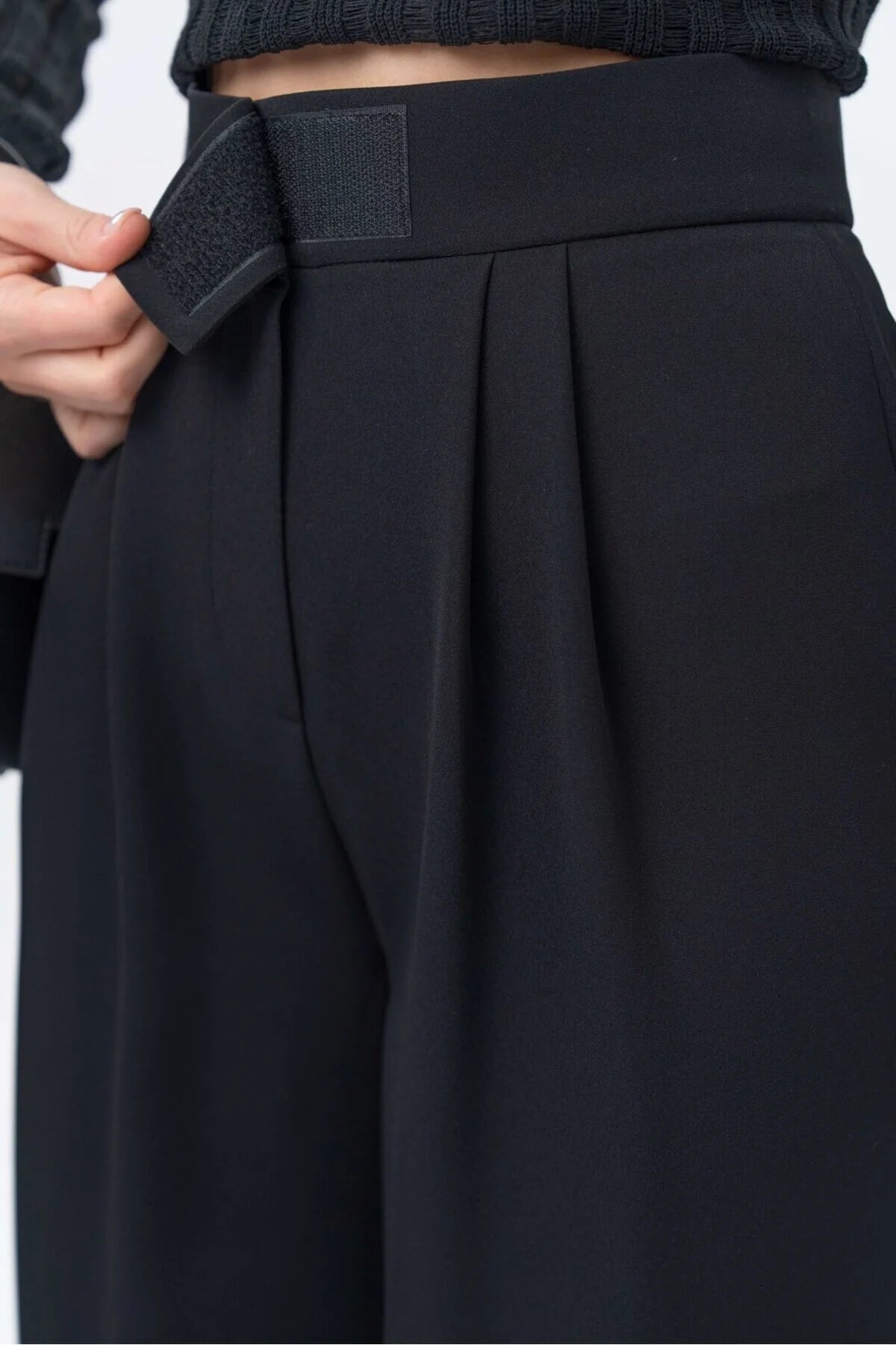 Lacays® Cırt Cırtlı Pileli Pantolon