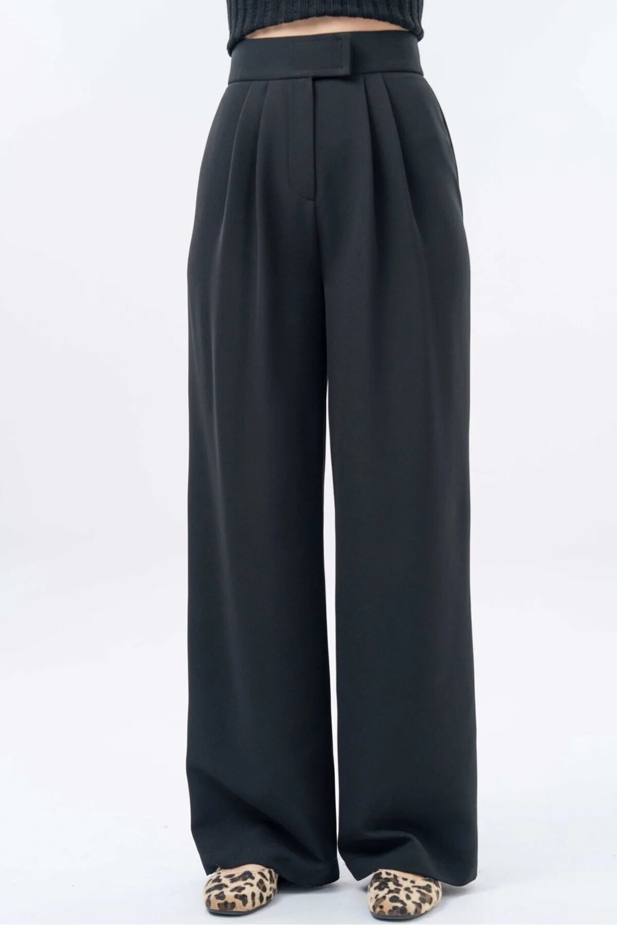 Lacays® Cırt Cırtlı Pileli Pantolon