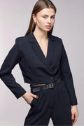 Lacays® Crop Blazer Ceket - Şık & Spor